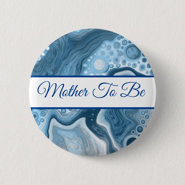 Grandpa To Be | Boy's  Baby Shower   Button (Front)