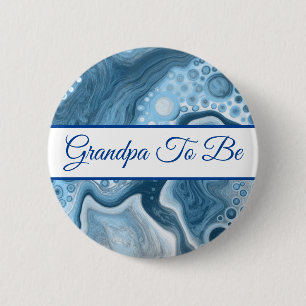 Grandpa To Be Boy's Baby Shower Button