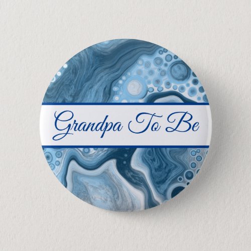 Grandpa To Be  Boys  Baby Shower   Button