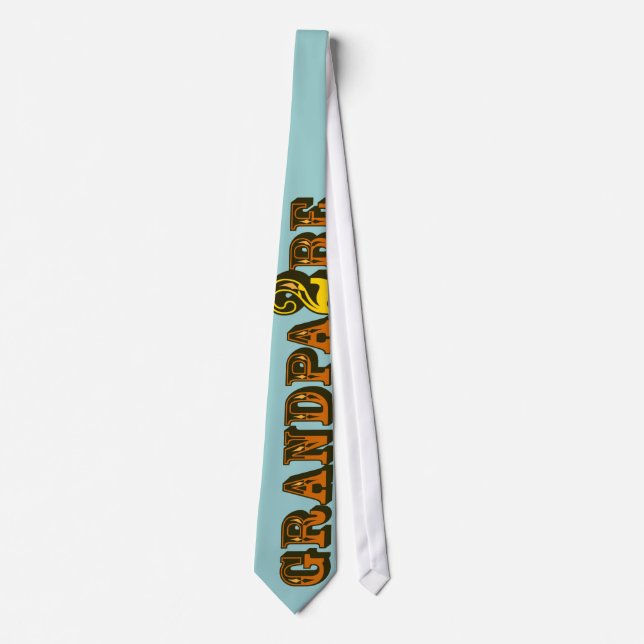 Grandpa To Be Neck Tie (Front)