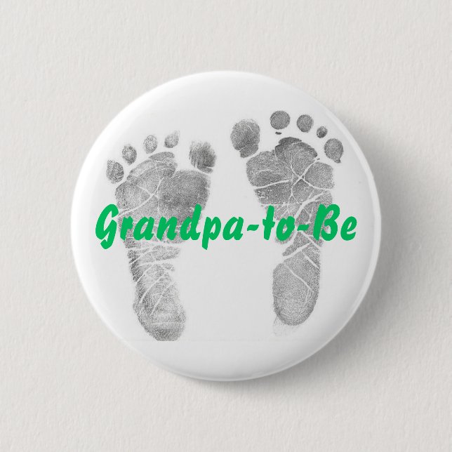 Grandpa-to-Be Pinback Button (Front)