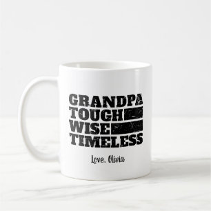 Grandpa Touch Wise Timeless Personalized Coffee Mug