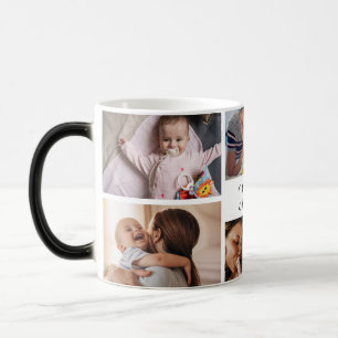 Grandpa We Love You Photo Collage Color Morph Mug