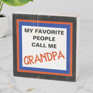 GRANDPA WOODEN BOX SIGN