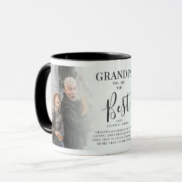 &#39;GRANDPA&#39; you are the Best&#39; Photos, Names &amp; Quote Mug