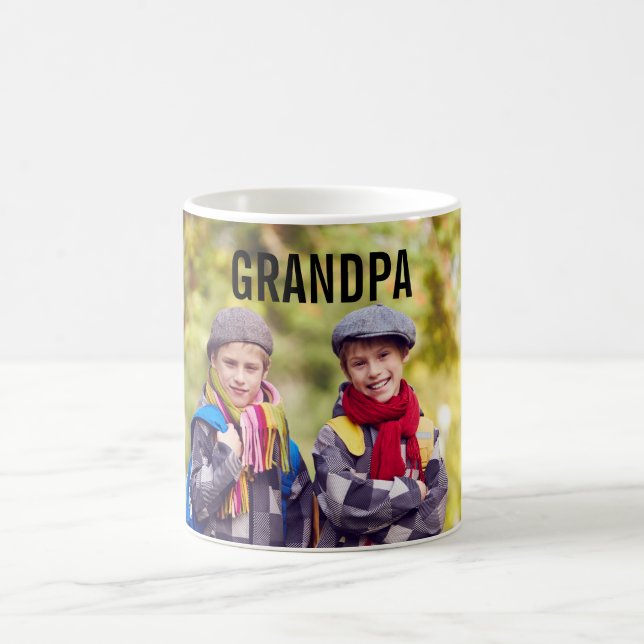 Grandpa Your Kids Photo Mug Large (Center)