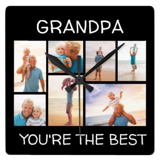 Grandpa You're the Best 7 Photo Collage Grandchild