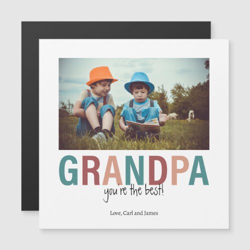 Grandpa Youre the Best Photo Custom Modern 