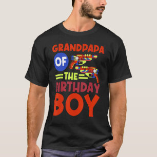 Grandpapa Of The Birthday Boy Lazer Tag Bday Party T-Shirt