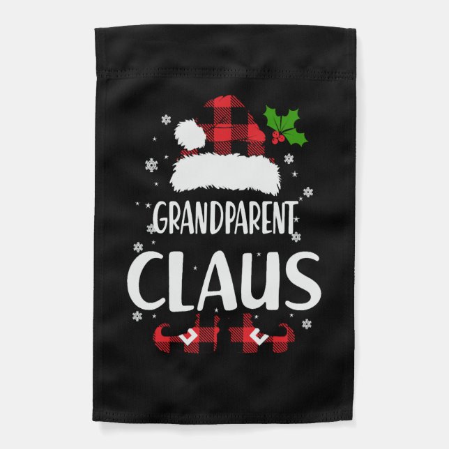 Grandparent Claus Garden Flag (Front)