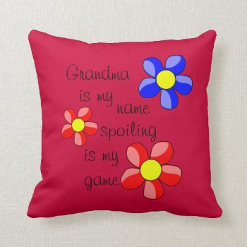 Grandparent / Grandchildren Quote Pillow by LittleThingsDesigns at Zazzle