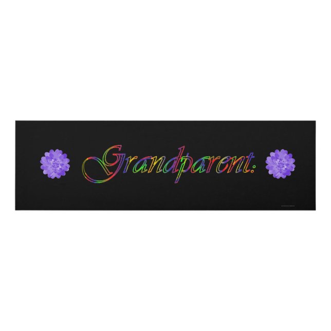 GRANDPARENT Matte Wall Panel (20x6) 16102313 Art