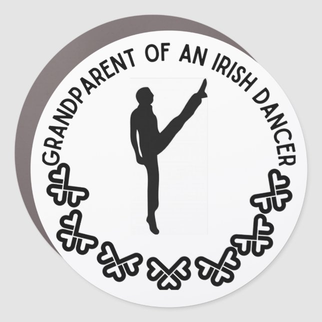 Grandparent of an Irish Dancer (Boy) Car Magnet (Front)