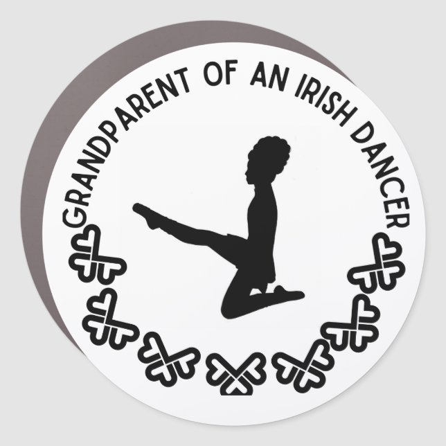 Grandparent of an Irish Dancer  Car Magnet (Front)