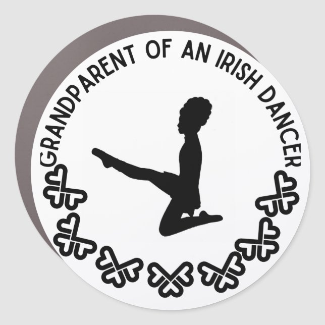 Grandparent of an Irish Dancer  Car Magnet (Front)
