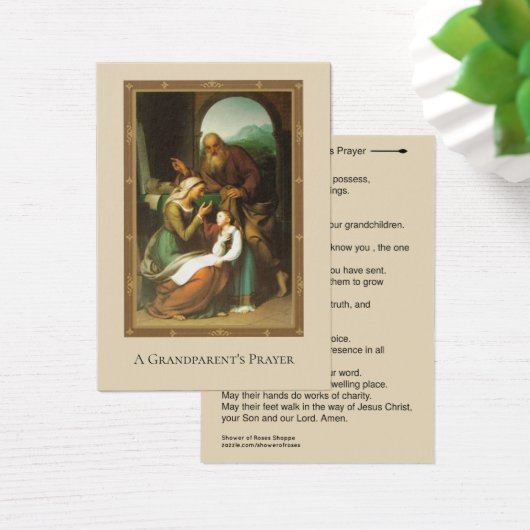 Grandparent Prayer Anne Joachim Mary (Desk)