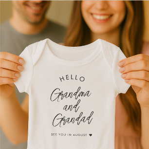Grandparent Pregnancy Announcement Baby Bodysuit