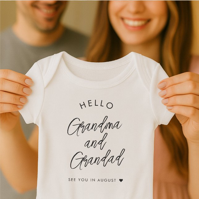 Grandparent Pregnancy Announcement Baby Bodysuit (Creator Uploaded)