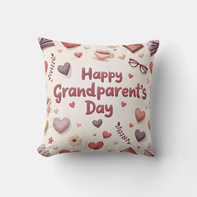  Grandparent’s Day Decorative Pillow (Front)