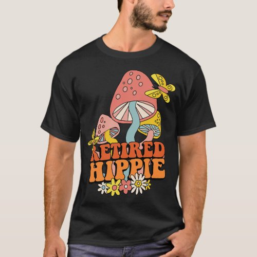 Grandparents 60s Hippie Hippies Retro Vintage Hipp T_Shirt