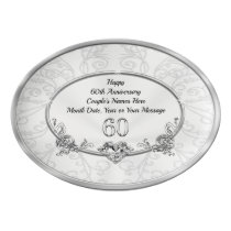 Inexpensive Diamond Wedding Anniversary Gift Ideas Glass Coaster, Zazzle