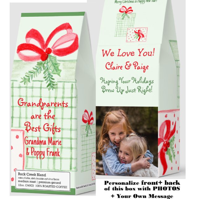 Grandparents are the Best Gifts PHOTO Personalize Roasted Coffee (Creator Uploaded)
