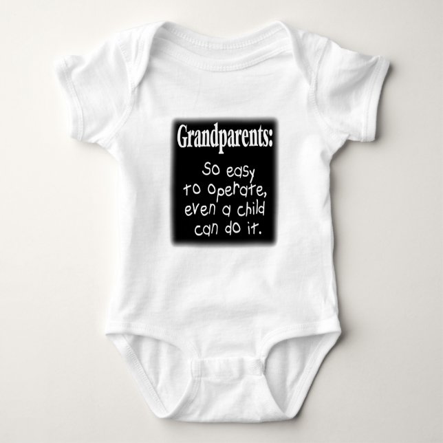Grandparents Baby Bodysuit (Front)