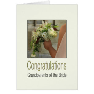 grandparents bride congratulations
