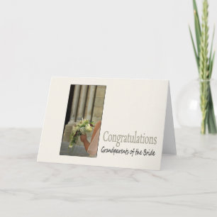 grandparents bride congratulations card