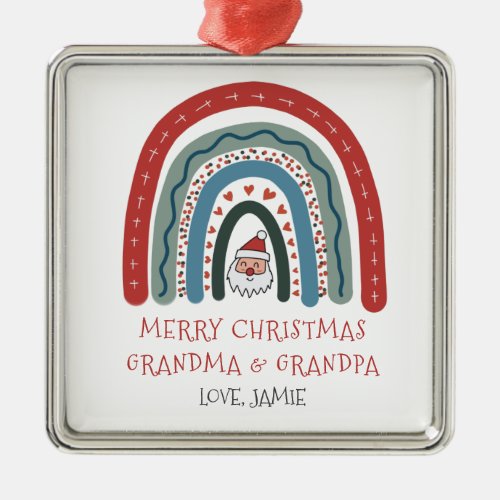 Grandparents Christmas Decor Ornament Gift