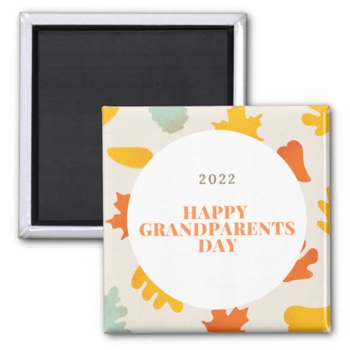 Grandparents Day 2022 2 Inch Square Magnet