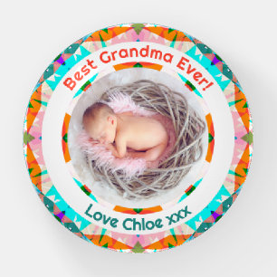Grandparents Day Best Grandma Nan Ever Photo Gift Paperweight