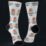 Grandparents Day Best Grandpa Golf Lover Custom Socks<br><div class="desc">Retro Best Grandpa By Par design you can customize for grandpa, dad, or bonus dad. Perfect gift for Father's Day or grandfather's birthday. The text "GRANDPA" can be customized with any dad moniker by clicking the "Personalize" button. Can also double as a company swag if you add your brand logo...</div>