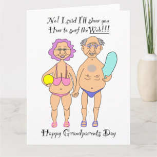 Grandparents' Day card 8.5 x 11ins