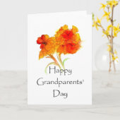 Grandparents' Day Floral Greeting Card | Zazzle