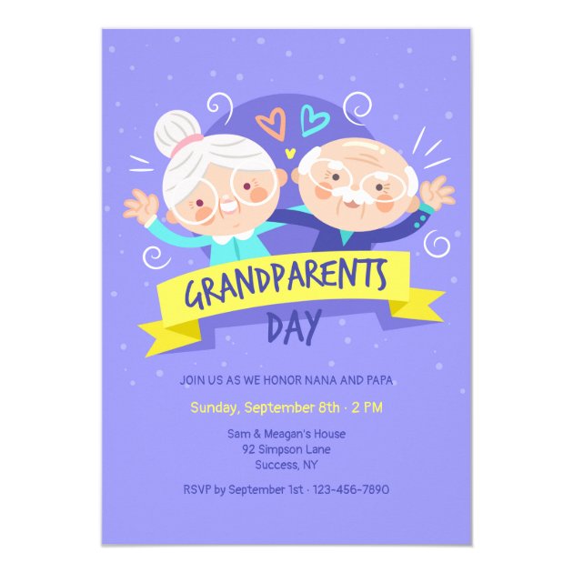 Grandparents Day Invitation Zazzle