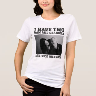 Grandparents Day Personalized grandmother Tri-Blend Shirt