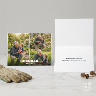 Grandparents Day Photo Collage Family Love Card