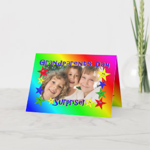 Grandparents Day Surprise Photo Card
