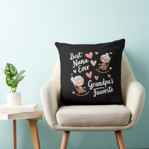Grandparents Day Throw Pillow