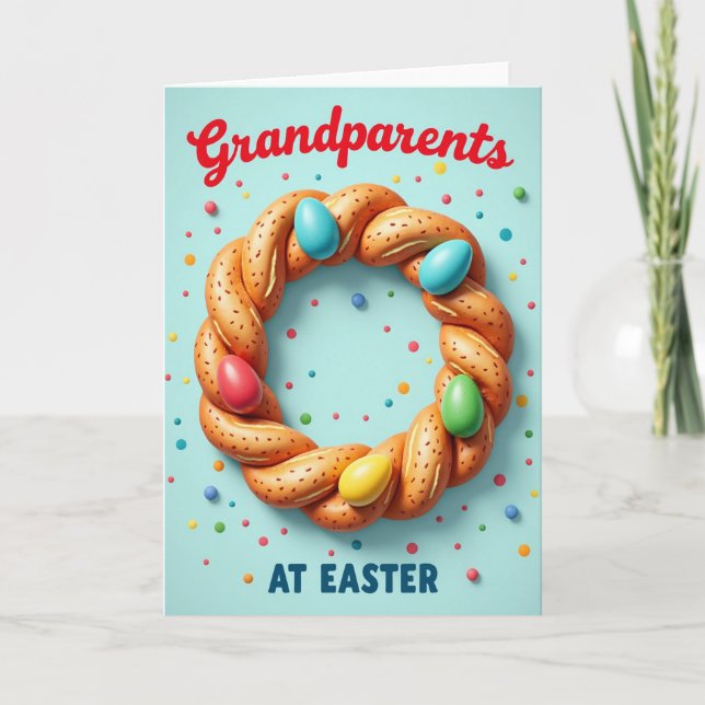 Grandparents Easter Time Card (Front)