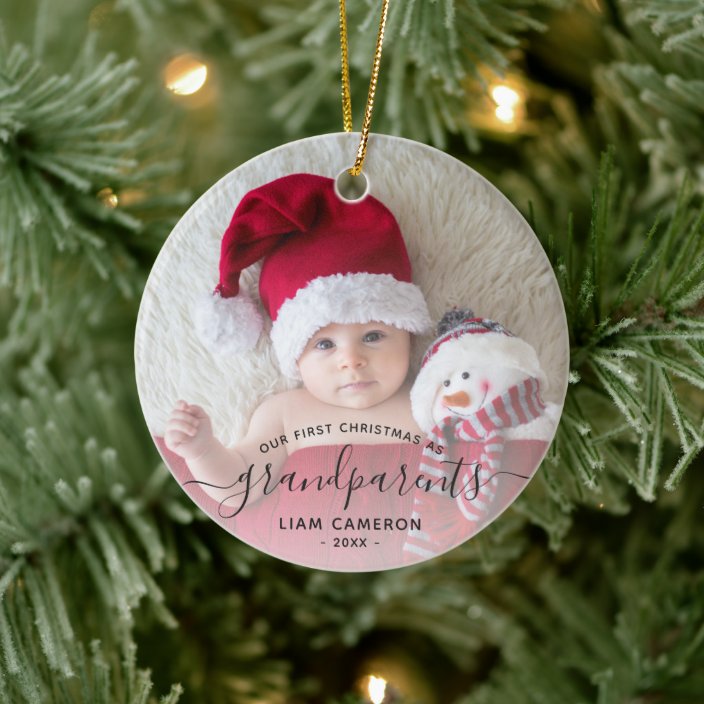 Personalised Christmas Gifts Grandparents 1st First Christmas Decoration Gifts 