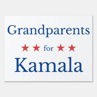 Grandparents for Kamala Sign