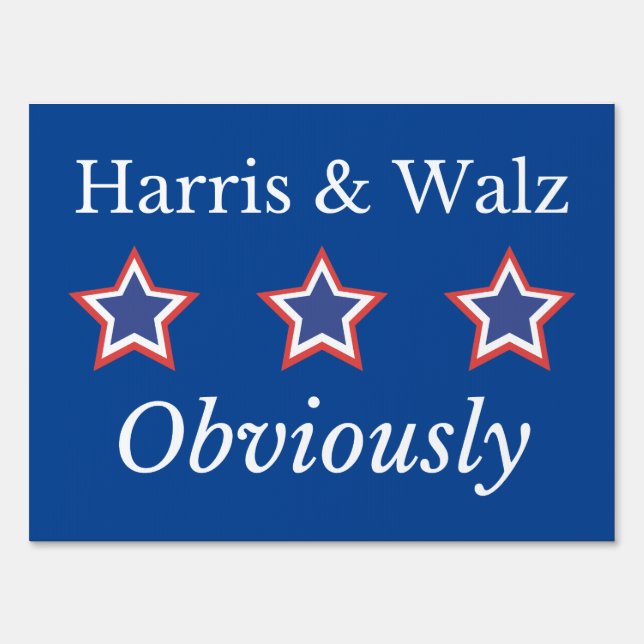 Grandparents for Kamala Sign (Front)