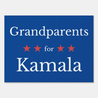 Grandparents for Kamala Sign