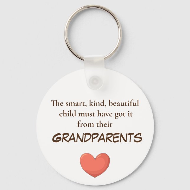 Grandparents kids keychains (Front)