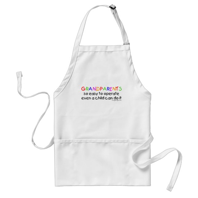 Grandparents Love Adult Apron (Front)