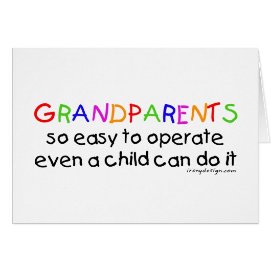 Grandparents Love Cards (Front Horizontal)