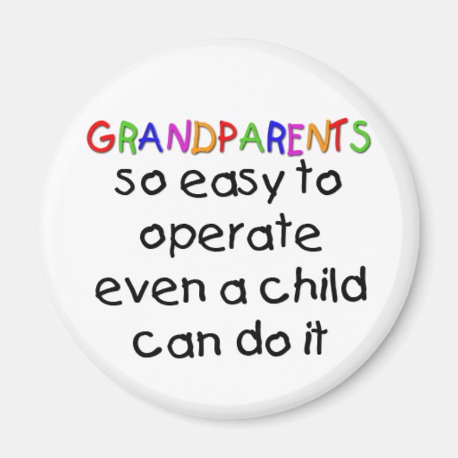 Grandparents Love Magnet (Front)