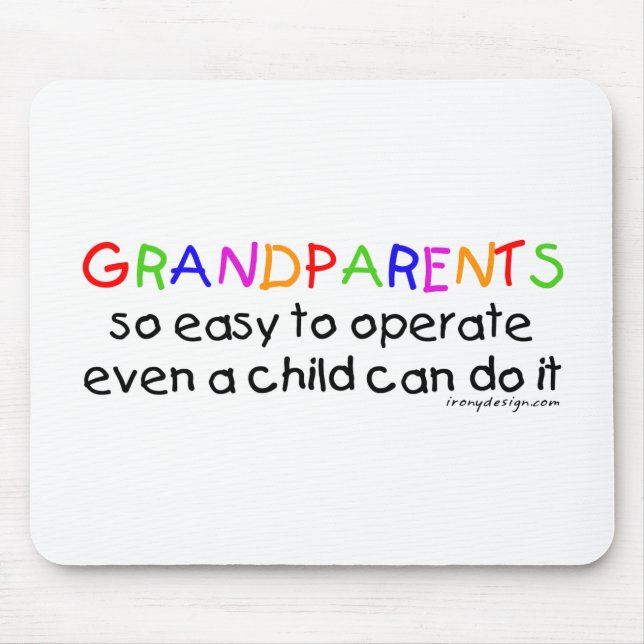 Grandparents Love Mouse Pad (Front)
